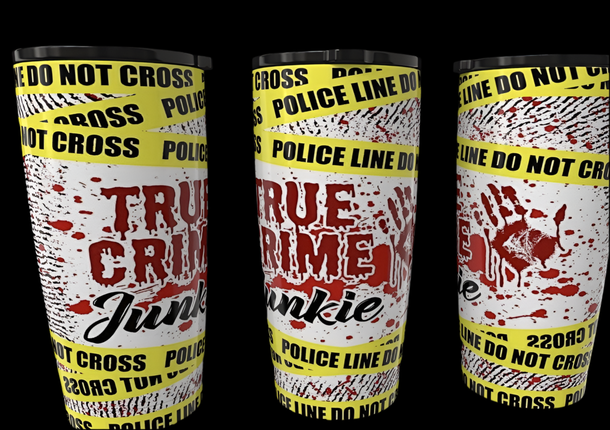 True Crime Junkie Tumbler