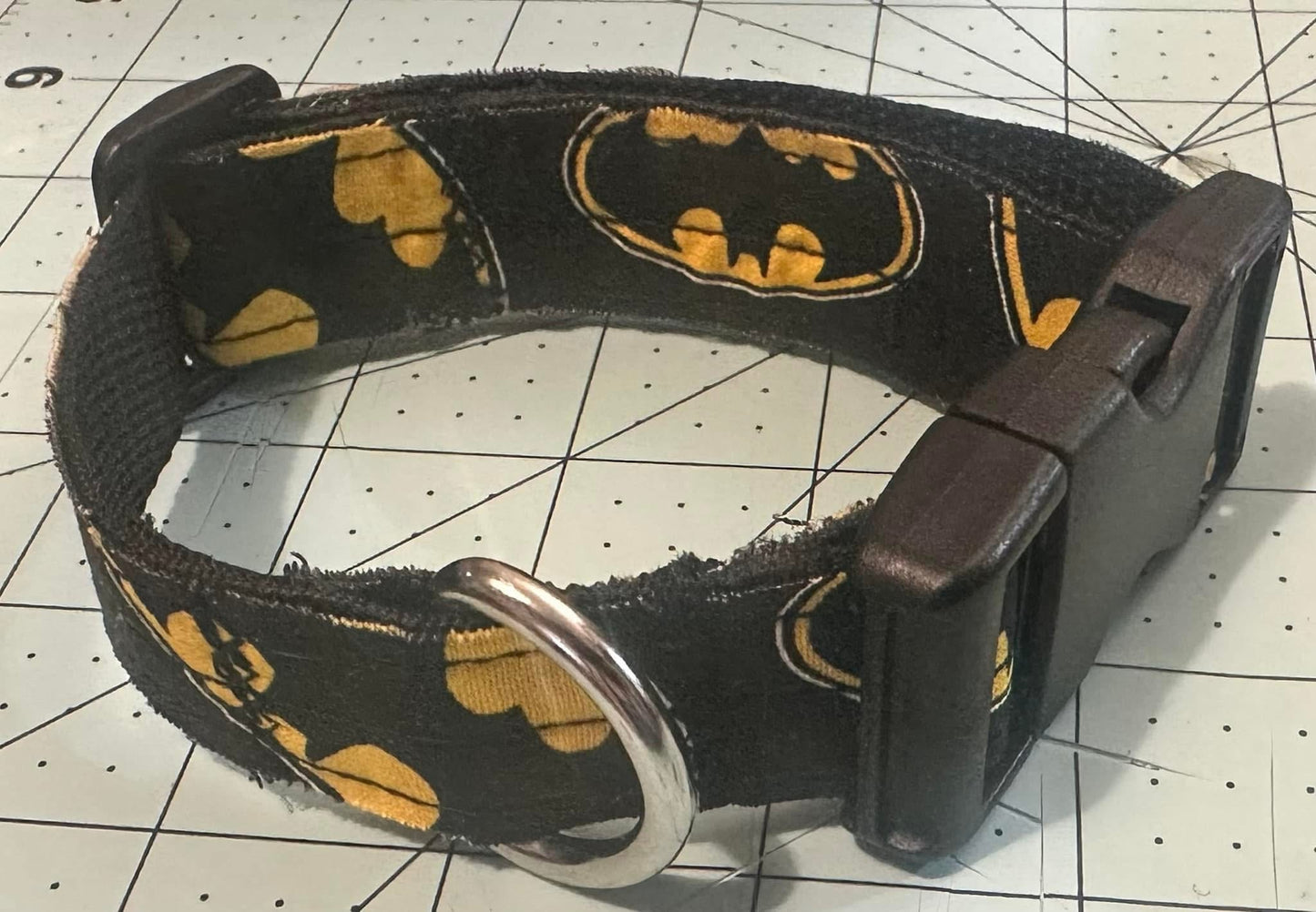 Batman buckle collar