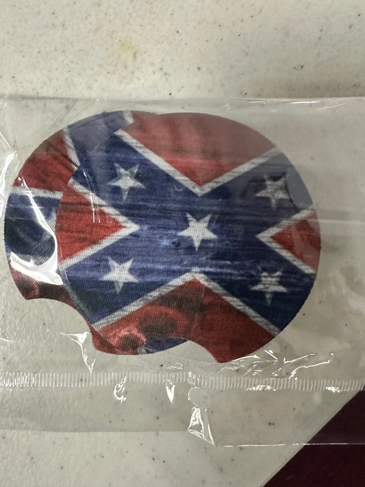 Rebel flag coasters