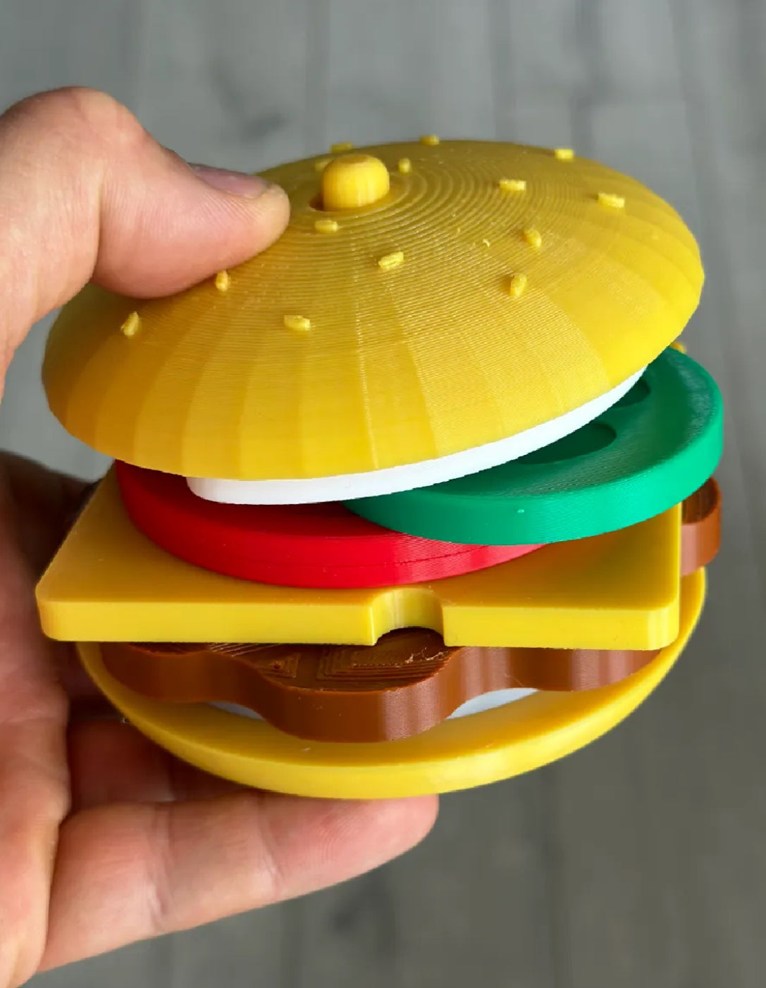 Stackable Playhouse hamburger set