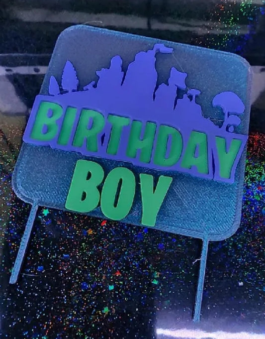 Fortnite birthday topper