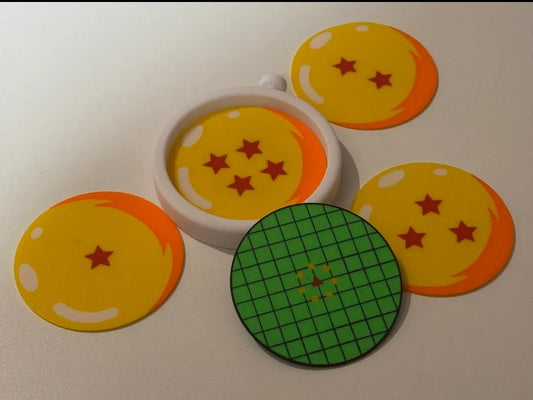 Dragonball Z radar coasters